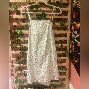 American Eagle Outfitters Blue and White Dress
